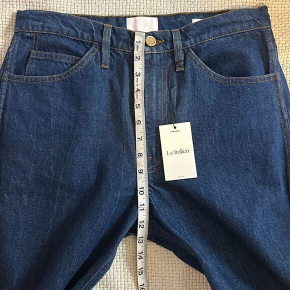 FRAME Le Italien true straight Jean dark denim size 29 - Picture 8 of 11